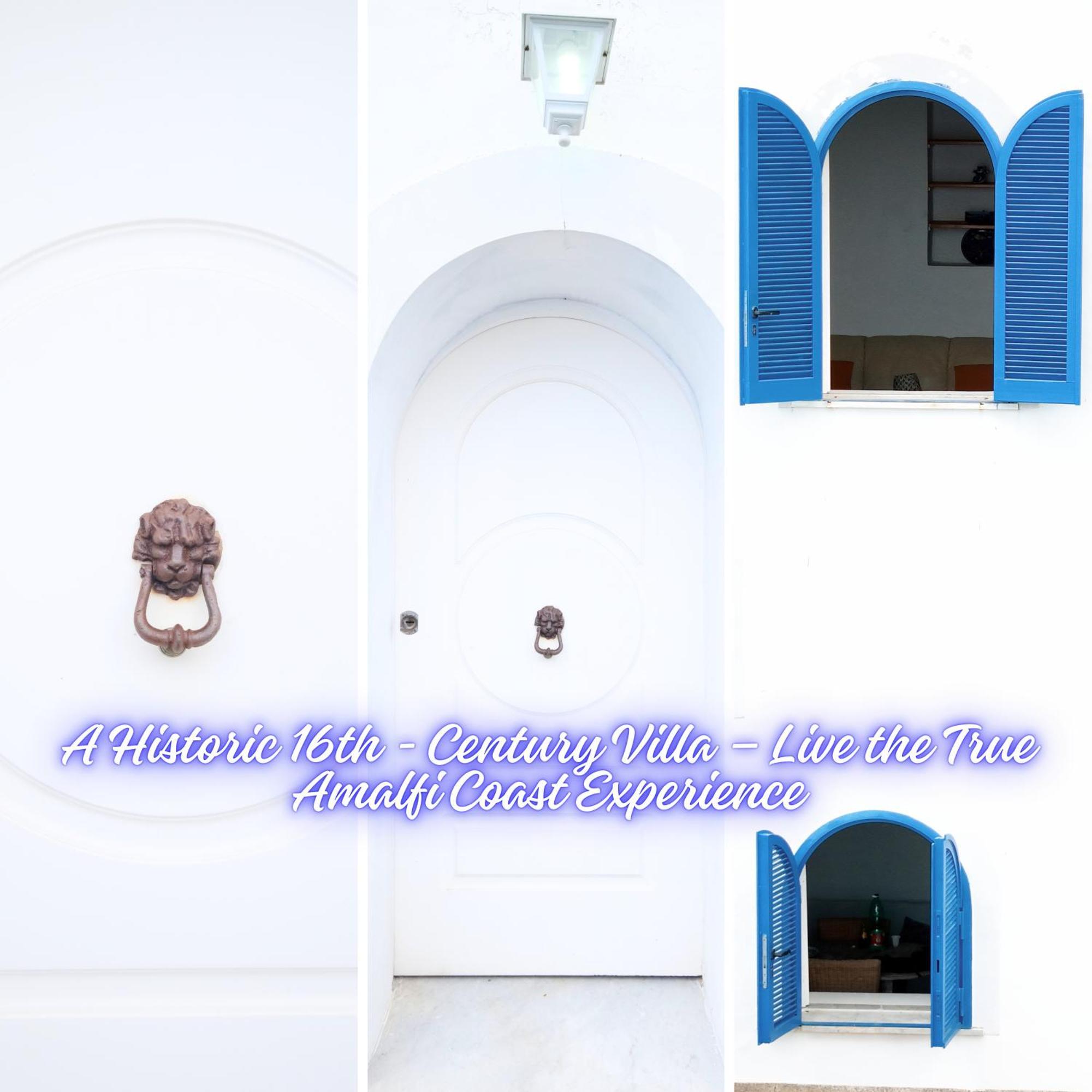 La Saracena-Traditional Amalfi Villa With Sea View Exterior photo